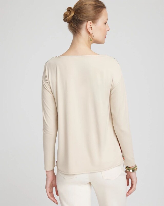 Satin Garden Long Sleeve Tee - image 3